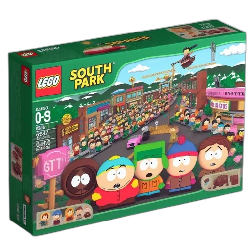 image, shows, lego, set, box, south, park, displaying transparent PNG cut-out