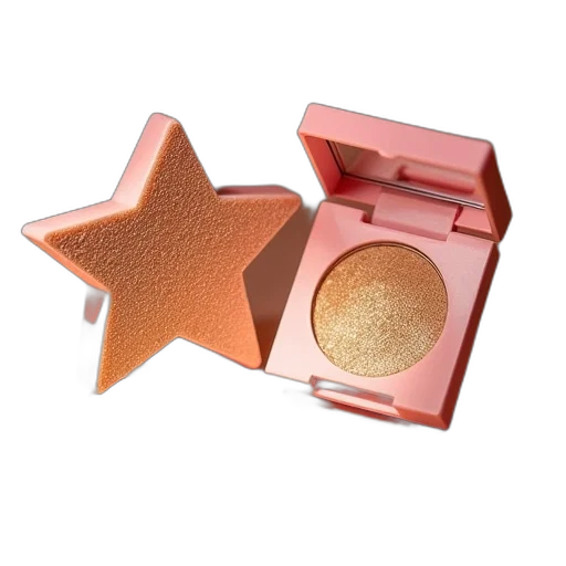 jewelry, golden, thebalm, super, star, highlight, shadow transparent PNG cut-out