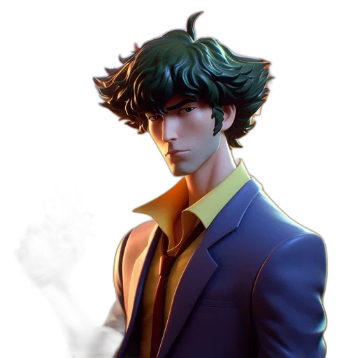 jacket, staff, face, mask, concept art, fantasy art, anime, pixel art transparent PNG cut-out
