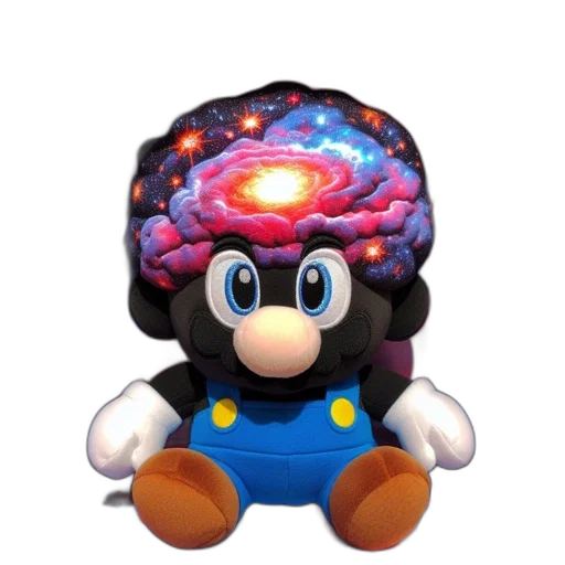 hat, crown, robot, creature, 3d render, concept art, pixel art, vaporwave transparent PNG cut-out