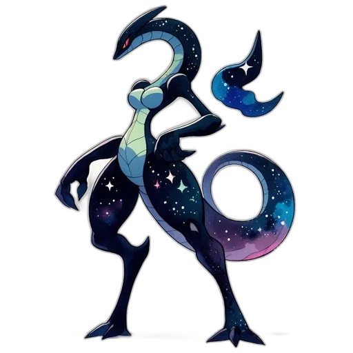 dragon, creature, staff, animal, concept art, fantasy art, pixel art, watercolor transparent PNG cut-out