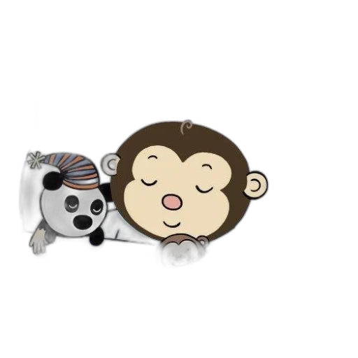 cartoon, children, book, cover, titled, bedtime, little, monkeys transparent PNG cut-out