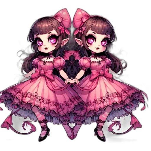 dress, pixel art, concept art, fantasy art, anime, dark, red, monochrome transparent PNG cut-out