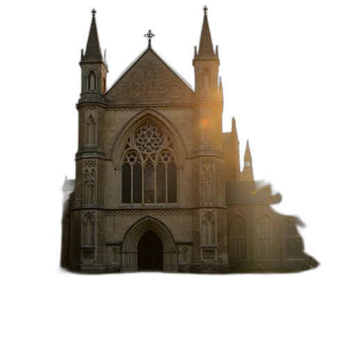 building, crown, hat, staff transparent PNG cut-out