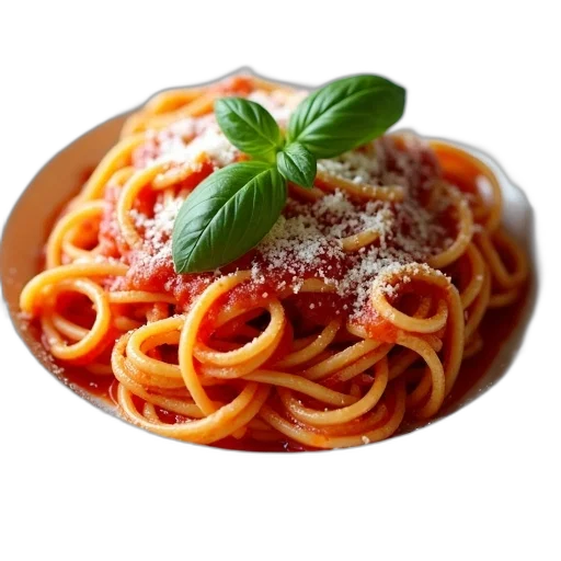 food, animal, weapon, dress, photorealistic, 3d render, plate, pasta transparent PNG cut-out