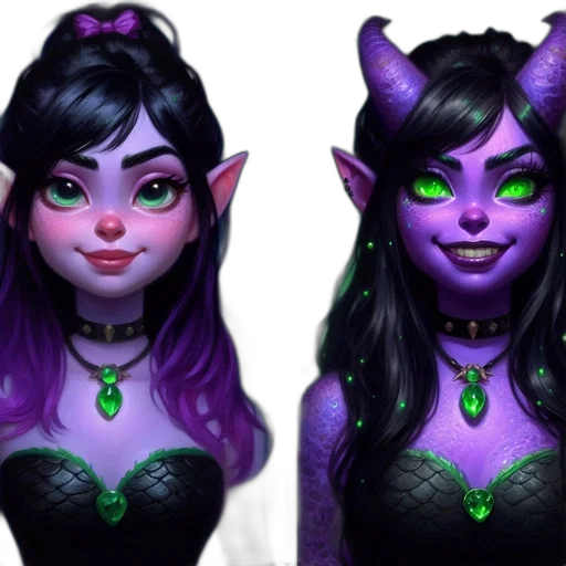 fantasy art, concept art, 3d render, pixel art, dark, neon, green, two transparent PNG cut-out