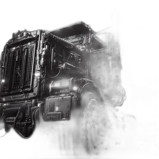 weapon, car, robot, face, concept art, photorealistic, fantasy art, pencil sketch transparent PNG cut-out