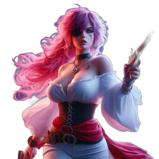 staff, weapon, dress, concept art, fantasy art, comic book art, pixel art, red transparent PNG cut-out