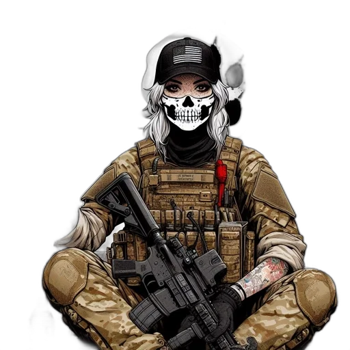 mask, weapon, face, staff, concept art, pixel art, cartoon, photorealistic transparent PNG cut-out