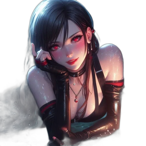 staff, weapon, face, jewelry, fantasy art, cyberpunk, concept art, anime transparent PNG cut-out