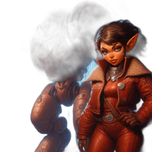 jacket, dragon, staff, concept art, fantasy art, 3d render, photorealistic, fire transparent PNG cut-out