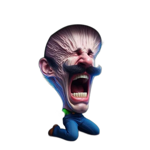 creature, face, mask, animal, concept art, 3d render, photorealistic, pixel art transparent PNG cut-out