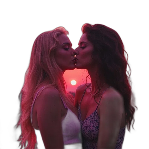 neon lights, fire, neon, red transparent PNG cut-out