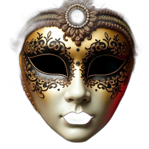 mask, jewelry, face, crown, fantasy art, 3d render, photorealistic, concept art transparent PNG cut-out