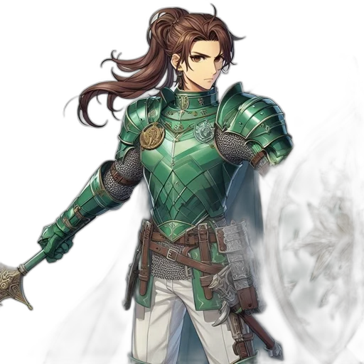 sword, staff, weapon, fantasy art, concept art, pixel art, anime, green transparent PNG cut-out