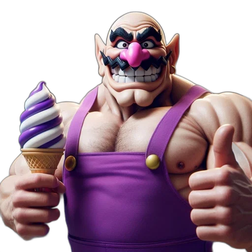 food, weapon, staff, face, 3d render, concept art, individual, portrayed transparent PNG cut-out