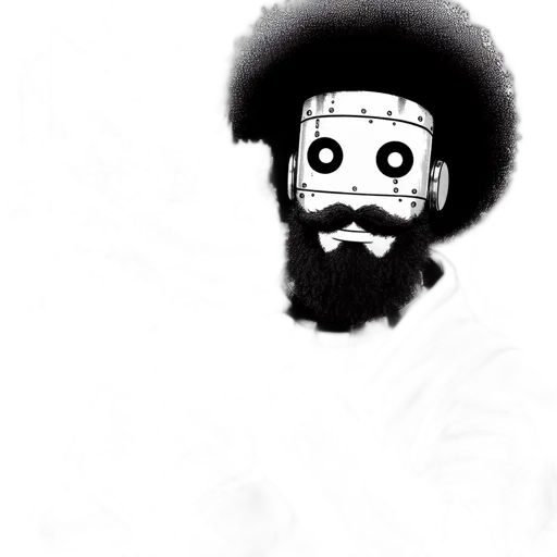 robot, mask, face, creature, cartoon, comic book art, pixel art, concept art transparent PNG cut-out
