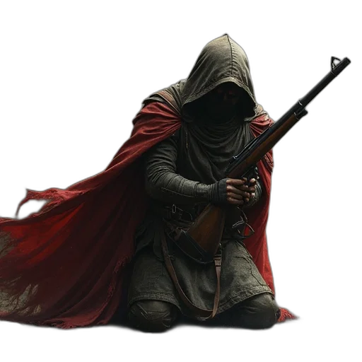 weapon, sword, mask, staff, concept art, fantasy art, comic book art, 3d render transparent PNG cut-out