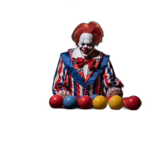animal, food, creature, face, 3d render, concept art, photorealistic, clown transparent PNG cut-out