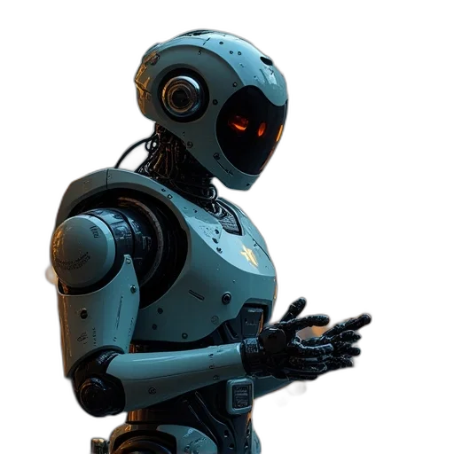 robot, creature, animal, 3d render transparent PNG cut-out