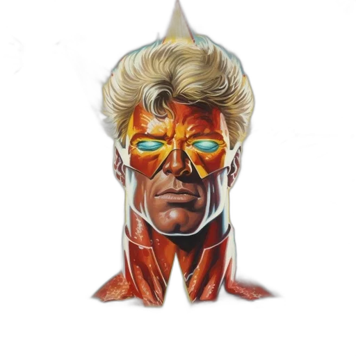 face, mask, staff, comic book art, concept art, pixel art, photorealistic, vibrant transparent PNG cut-out