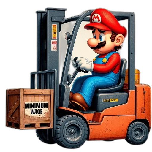 furniture, robot, car, staff, concept art, pixel art, photorealistic, mario transparent PNG cut-out
