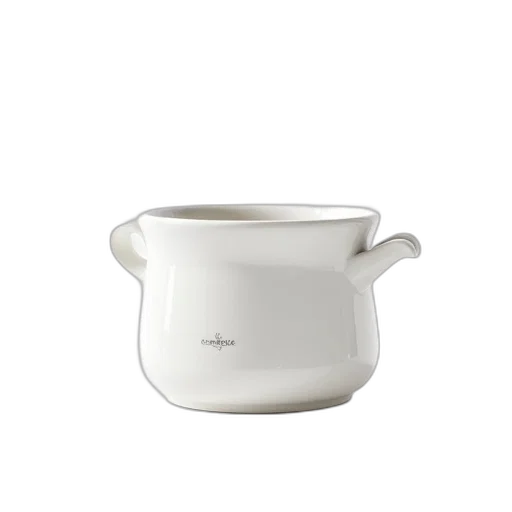 food, white, ceramic, pot, smooth, surface, simple, design transparent PNG cut-out