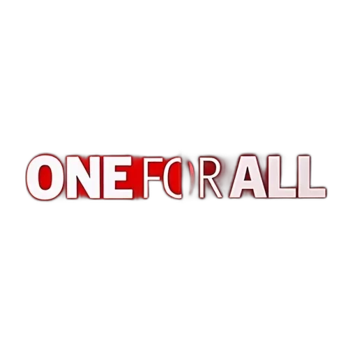 3d render, photorealistic, pixel art, anime, red, banner, word, one transparent PNG cut-out