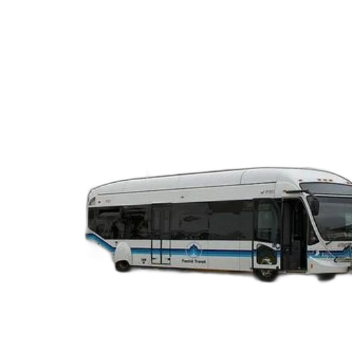 3d render, photorealistic, concept art, two, buses, one, word, transit transparent PNG cut-out