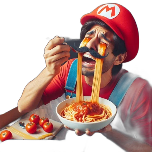 food, animal, hat, mask, concept art, 3d render, photorealistic, pixel art transparent PNG cut-out