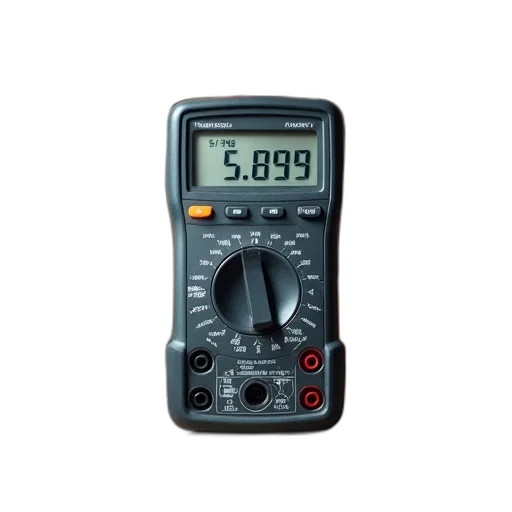 digital, multimeter, black, gray, display, showing, 8999, placed transparent PNG cut-out