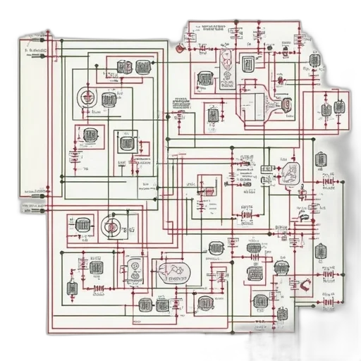 robot, jewelry, detailed, circuit, diagram, various, electronic, components transparent PNG cut-out