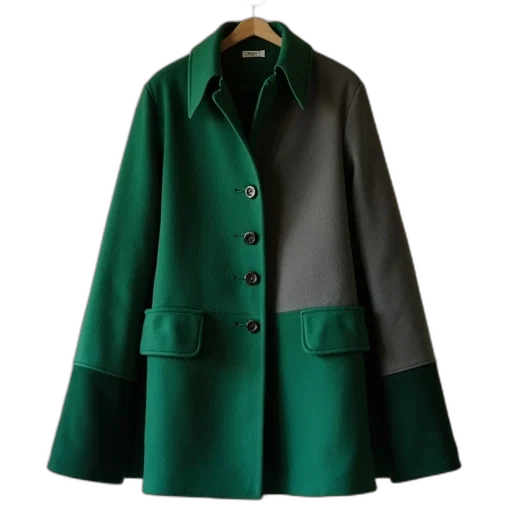 jacket, green, soloist, coat transparent PNG cut-out