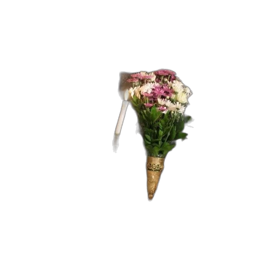 flower, umbrella, jewelry, shoes, 3d render, photorealistic, vaporwave, pastel transparent PNG cut-out