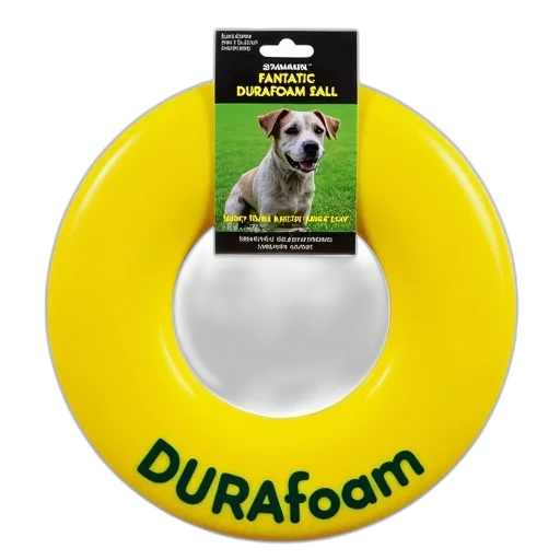 yellow, frisbee, black, border, word, durafoam, written, green transparent PNG cut-out