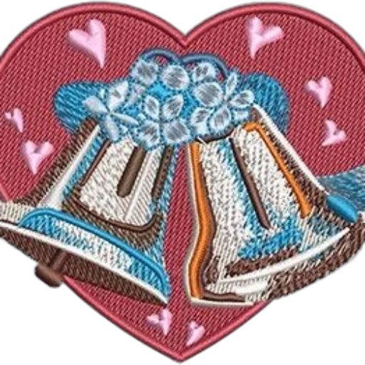 jacket, jewelry, crown, staff, heart-shaped, patch, two, bells transparent PNG cut-out