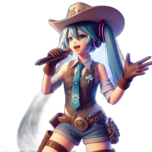staff, weapon, hat, fantasy art, concept art, anime, 3d render, blue transparent PNG cut-out