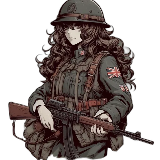 weapon, hat, jacket, staff, pixel art, anime, concept art, comic book art transparent PNG cut-out