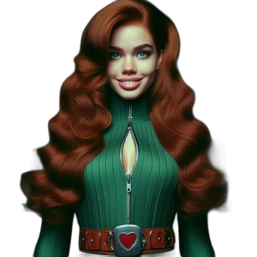 dress, hair, fantasy art, comic book art, concept art, cartoon, image, shows transparent PNG cut-out