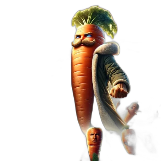 staff, food, weapon, creature, concept art, 3d render, epic, fantasy transparent PNG cut-out
