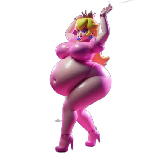 dress, crown, staff, creature, concept art, 3d render, fantasy art, pixel art transparent PNG cut-out
