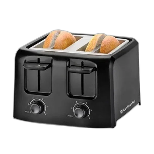 food, robot, furniture, 3d render, photorealistic, black, toaster, two transparent PNG cut-out
