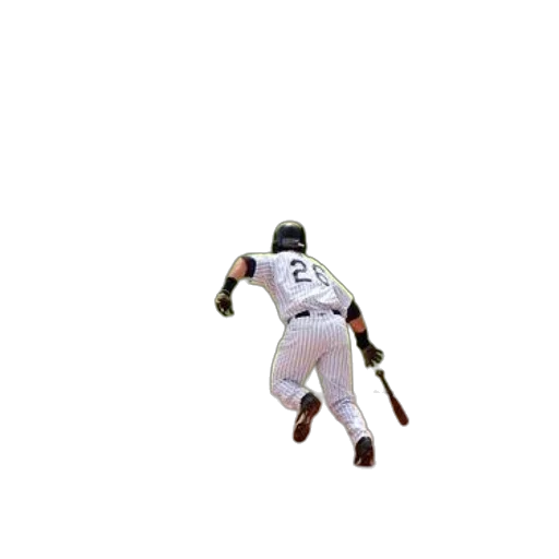 animal, creature, weapon, robot, pixel art, 3d render, baseball, player transparent PNG cut-out