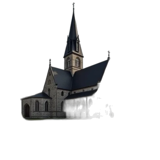 building, crown, 3d render, photorealistic transparent PNG cut-out