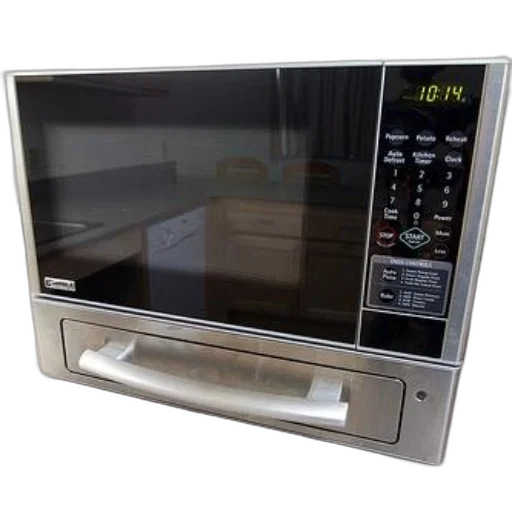 furniture, food, robot, stainless, steel, microwave, oven, digital transparent PNG cut-out