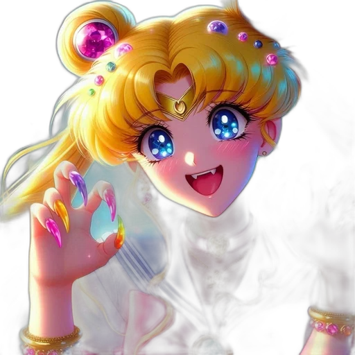staff, jewelry, concept art, anime, fantasy art, vaporwave, pastel, animated transparent PNG cut-out