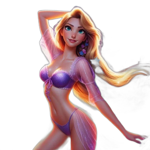 dress, fantasy art, concept art, 3d render, cartoon, underwater, neon lights, neon transparent PNG cut-out