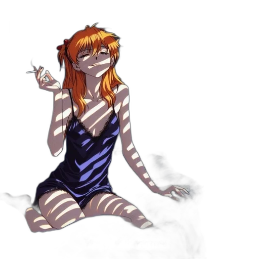 dress, concept art, anime, watercolor, pixel art, fire, snow, outer space transparent PNG cut-out