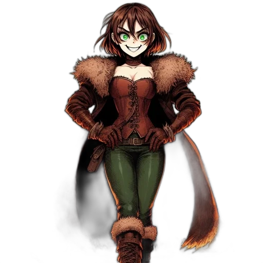staff, dragon, jacket, fantasy art, concept art, pixel art, anime, dark transparent PNG cut-out