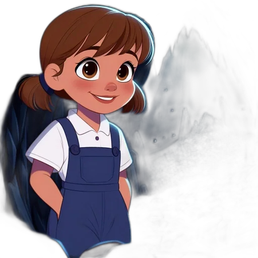 staff, face, cartoon, concept art, 3d render, photorealistic, cheerful, young transparent PNG cut-out